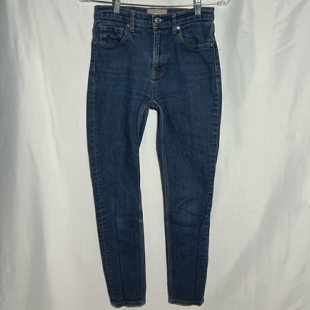 Everlane‎ Mid Rise Skinny Jeans Blue Womens 27 Regular Denim Pants